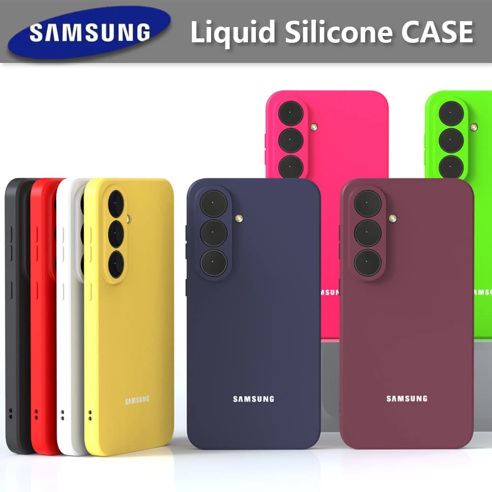 Für Samsung Galaxy S26 S25 S24 S23 S22 S21 S20 Hülle Flüssiges Silikon Soft-Touch-Gehäuse S25 FE S26 Ultra S26 Plus S24FE Vollständige Abdeckung