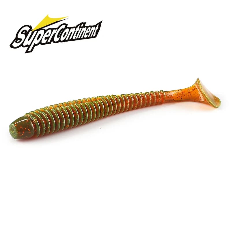 2023 Supercontinent Impact Ring Shad Angelköder Weich 20 Stück 10 Stück 6 Stück Kunststoffköder Swimbait Jigging-Köder Künstliche Köder