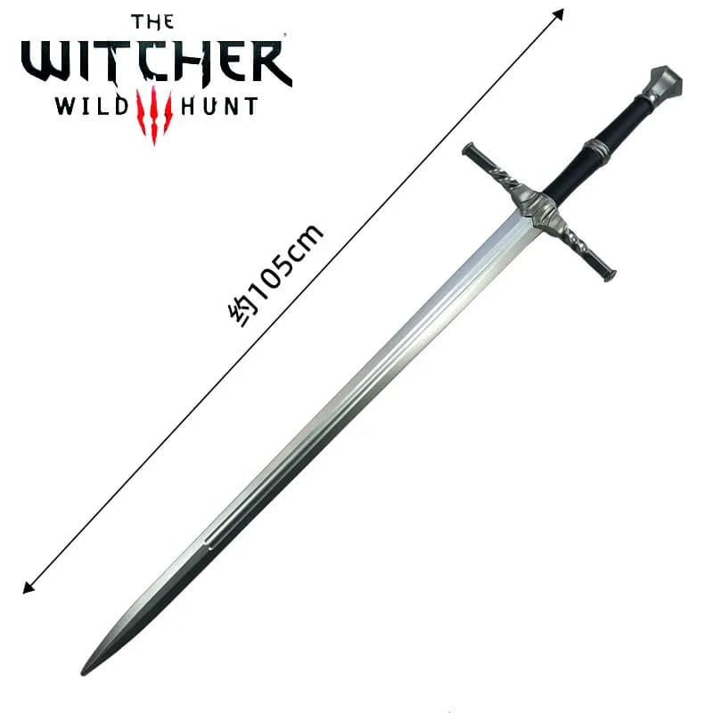 The Witcher 3: Wild Hunt Cosplay Geralt von Riva Schwert Neues Exotic Beasts Schwert Waffen-Requisite Rollenspiel PU-Modell Spielzeug-Requisite 105cm