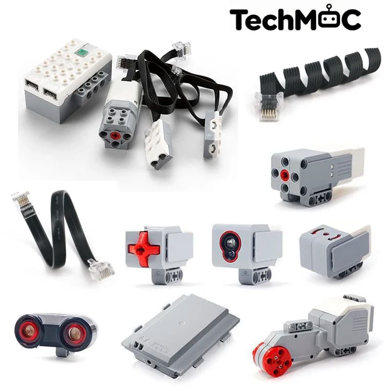 SC3.0 Programmierbare Roboter-Bewegungssensoren Bausteine Kompatibel mit EV3 Große Servomotor-Sets 45544 und 45560 WEDO 2.0 Teile