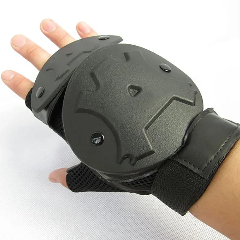 War God Tortoise Shell Anti Riot Half Finger Taktische Handschuhe