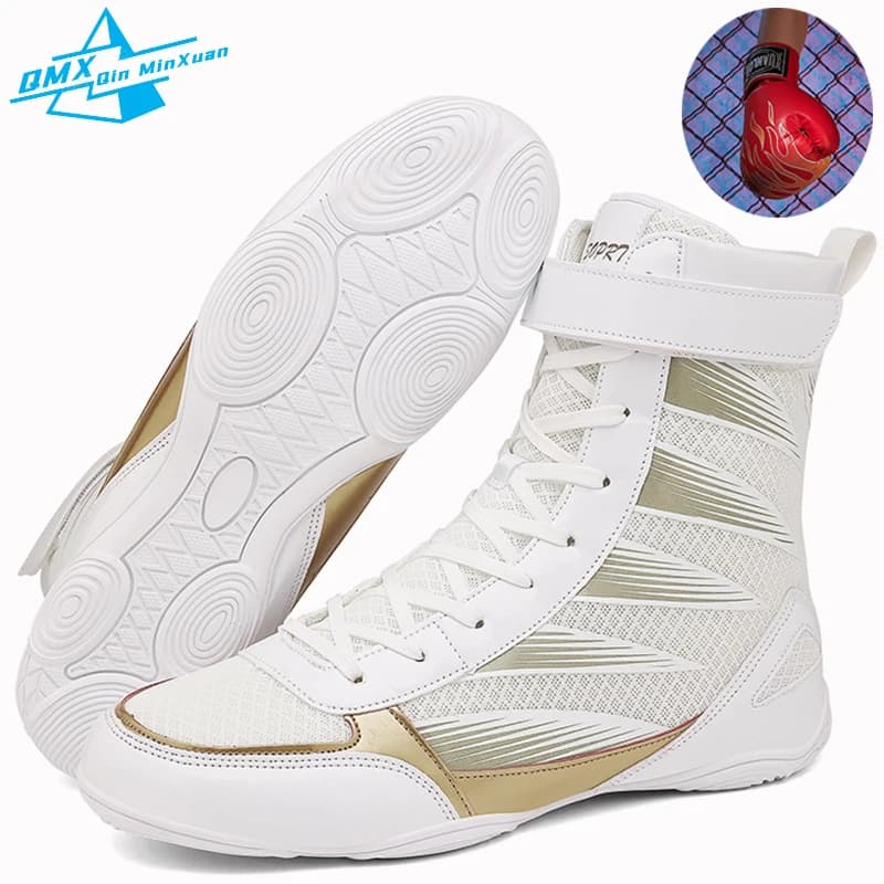 Boxschuh für Herren, professionell, atmungsaktiv, für Teenager, Anfänger, Training, Wrestling-Schuhe, Kampfschuhe, Gewichtheben, Kniebeugen-Sneaker