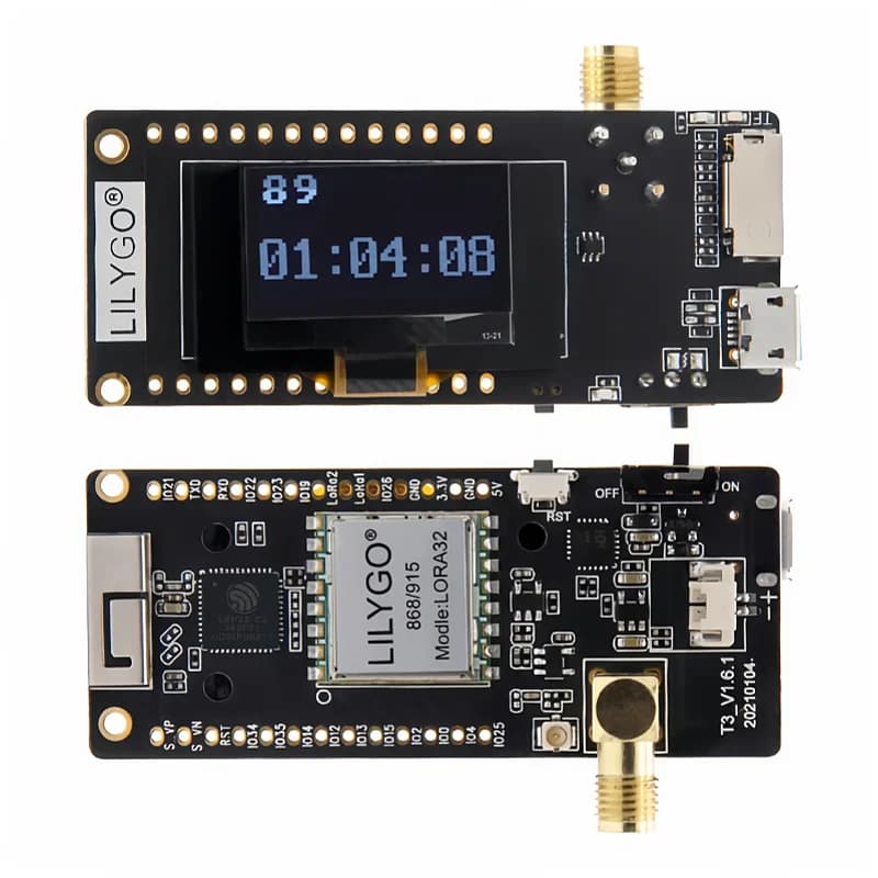 LILYGO ®   TTGO LoRa32 V2.1_1.6 Version 433/868/915 MHz ESP32 LoRa OLED 0,96 Zoll SD-Karte Bluetooth WIFI Wireless-Modul ESP-32 SMA