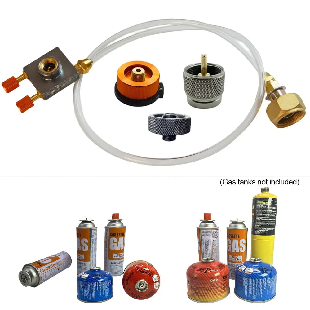 Outdoor Camping Gasherd Propan Nachfülladapter Gas Flachzylinder Tank Koppler Adapter Gas Aufladen Mit Überdruckventil