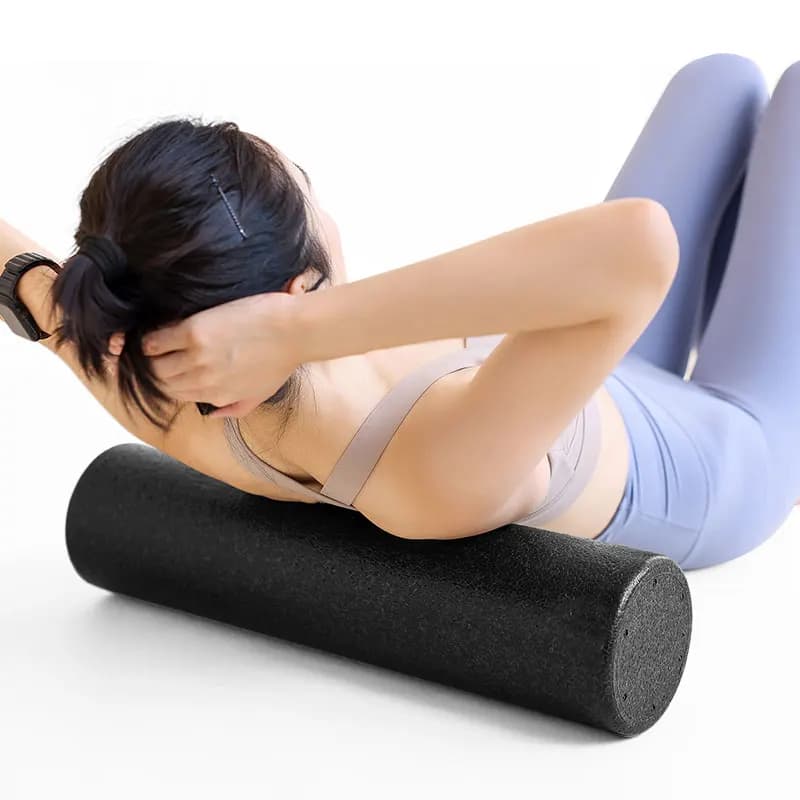 EPP Yoga Pilates Schaumstoffrolle 45 cm Fitnessgeräte Massagerolle Körperübungstraining Muskelentlastung für Damen Herren