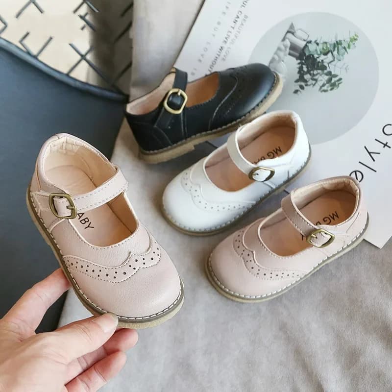 Neue Grils Lederschuhe Casual Mädchen Herbst Winter Kinder Pu Show Weiße Schuhe Kinder Schwarz Rosa Größe 21-30 Wohnungen