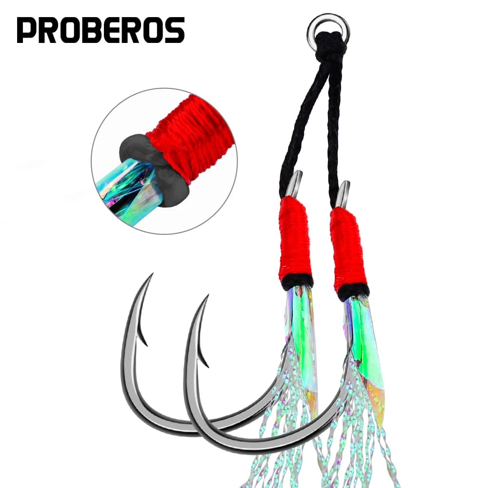 PROBEROS 20 Stück 11 #   13 #   15 #   16 #   17 #   18 #   19 #   20 #   High Carbon Angelhaken Salzwasser Jig Haken Pesca Angelzubehör Großhandel