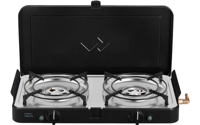 Cadac 2 Cook 3 Turbo Stove FFD 2-Flammen-Gaskocher / Grill 30 mbar