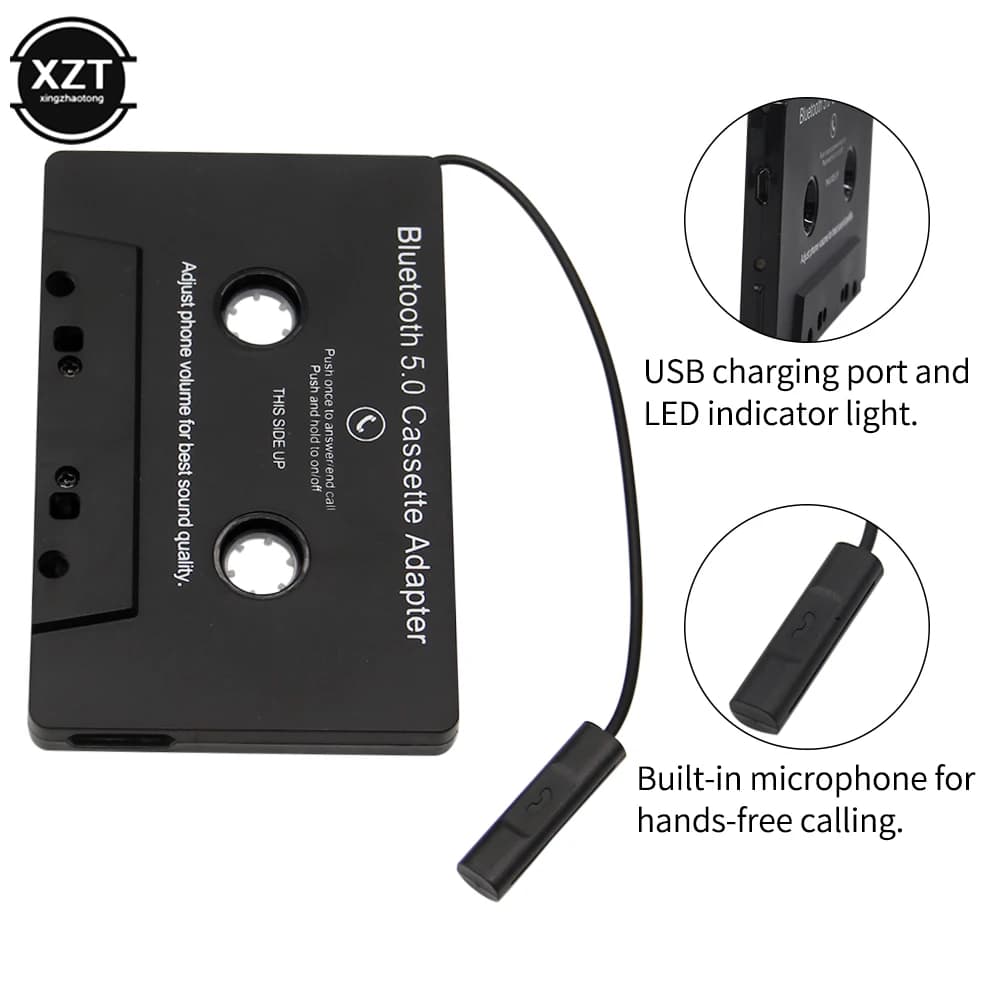 Universal Bluetooth 5,0 Konverter Auto Band Konverter Auto MP3/SBC/stereo Bluetooth Audio Kassette Player AUX Adapter