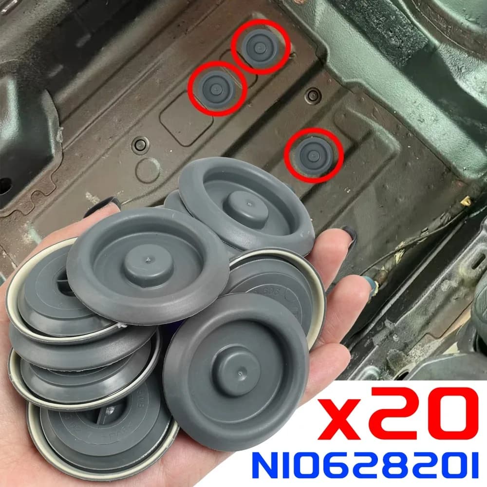 Schwarz Auto Chassis Bungs für VW Passat Gummi Boden Pan Ablauf Stecker Wasser Stopper Abdichtung Kappen Auto Ersatzteile 4/12/20 stücke