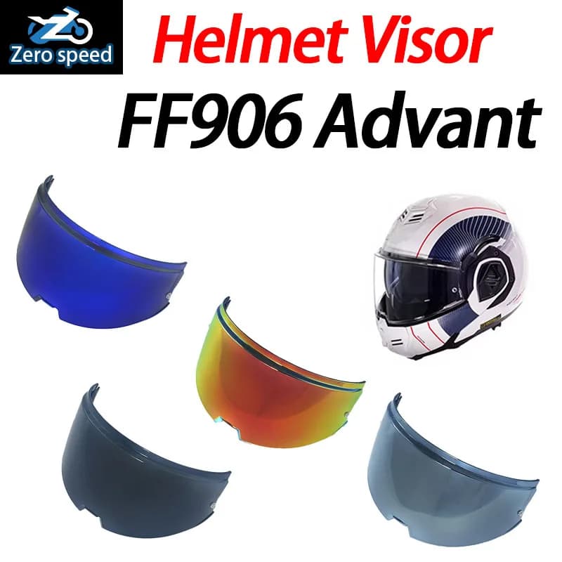 FF906 Visier für FF906 Advant Face Shield Helm Ersatzlinse Langlebig Viseira Capacete Moto Anti Scratch Winddicht UV Cut