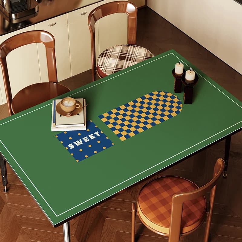 Esstischmatte Premium Tischdecke Couchtisch Desktop Schutzmatte Schreibtischunterlage