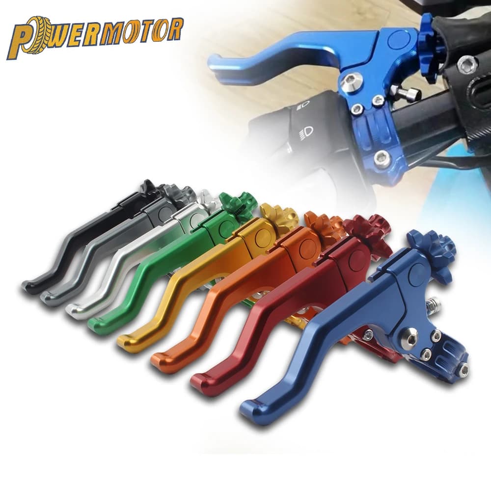 Motorrad Kupplungshebel Lenker Universal CNC Aluminium Ein Finger für KTM Honda Suzuki Yamaha Kawasaki Motocross Pit Dirt Bike