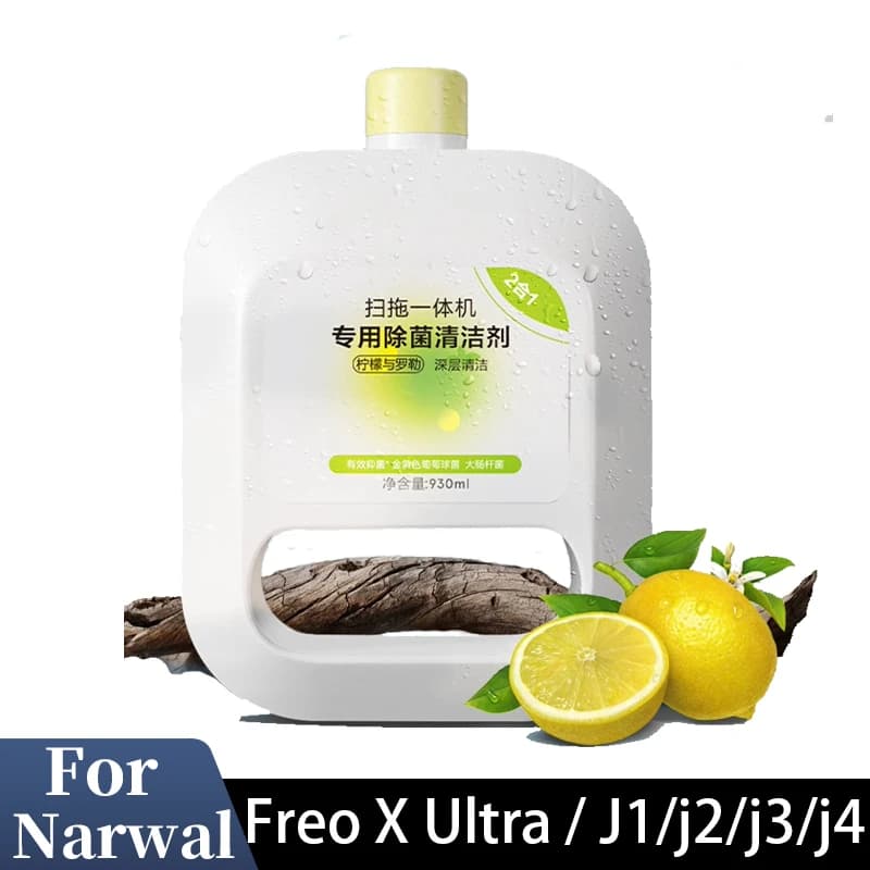 Für Narwal Freo X Ultra/Freo J1/J2/J3/J4 Kehrroboter Reiniger Dekontamination Bodenreinigungsflüssigkeit 930 ml