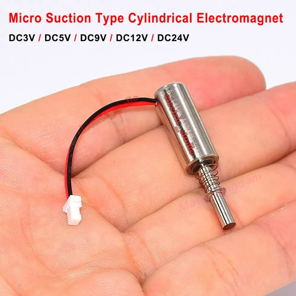 DC 3V 6V 9V 12V 24V Mini 8MM Zylinder Saug Inhalation Solenoid Elektromagnet push-Pull Elektrische Magnet Für Fingerprint Lock