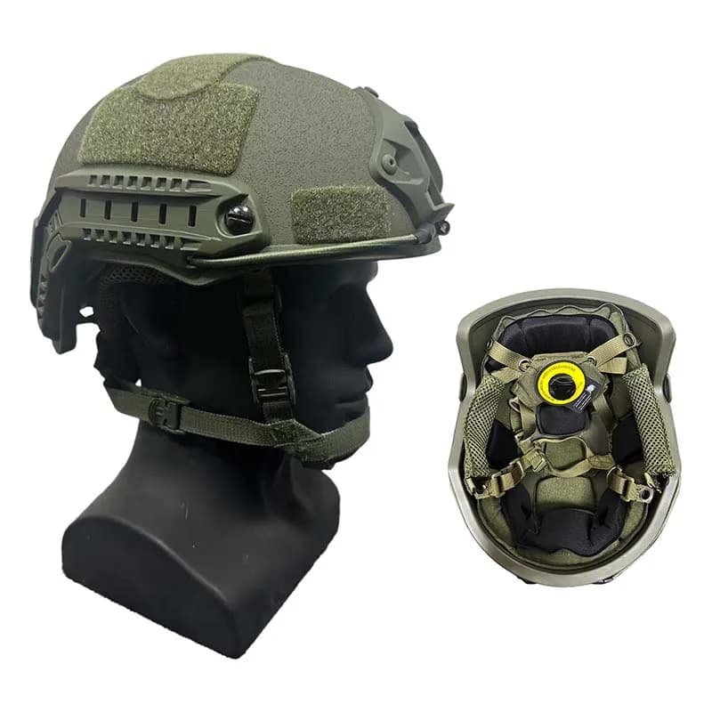 Kevlar Taktischer Helm ACH High Cut Helm Hochwertiger ballistischer Helm NIJ IIIA FAST Wendy's Suspension Pad Sicherheitshelm