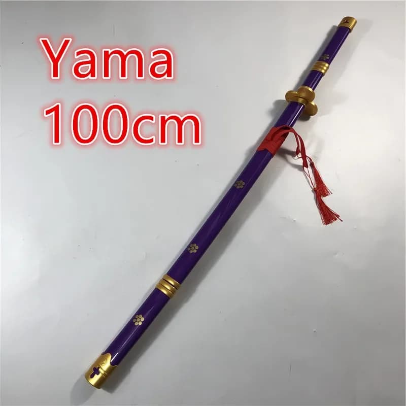 Anime Cosplay Yama Schwert 100 cm Waffe Bewaffnet Katana Espada Holz Ninja Messer Samurai Schwert Prop Spielzeug Für Jugendliche