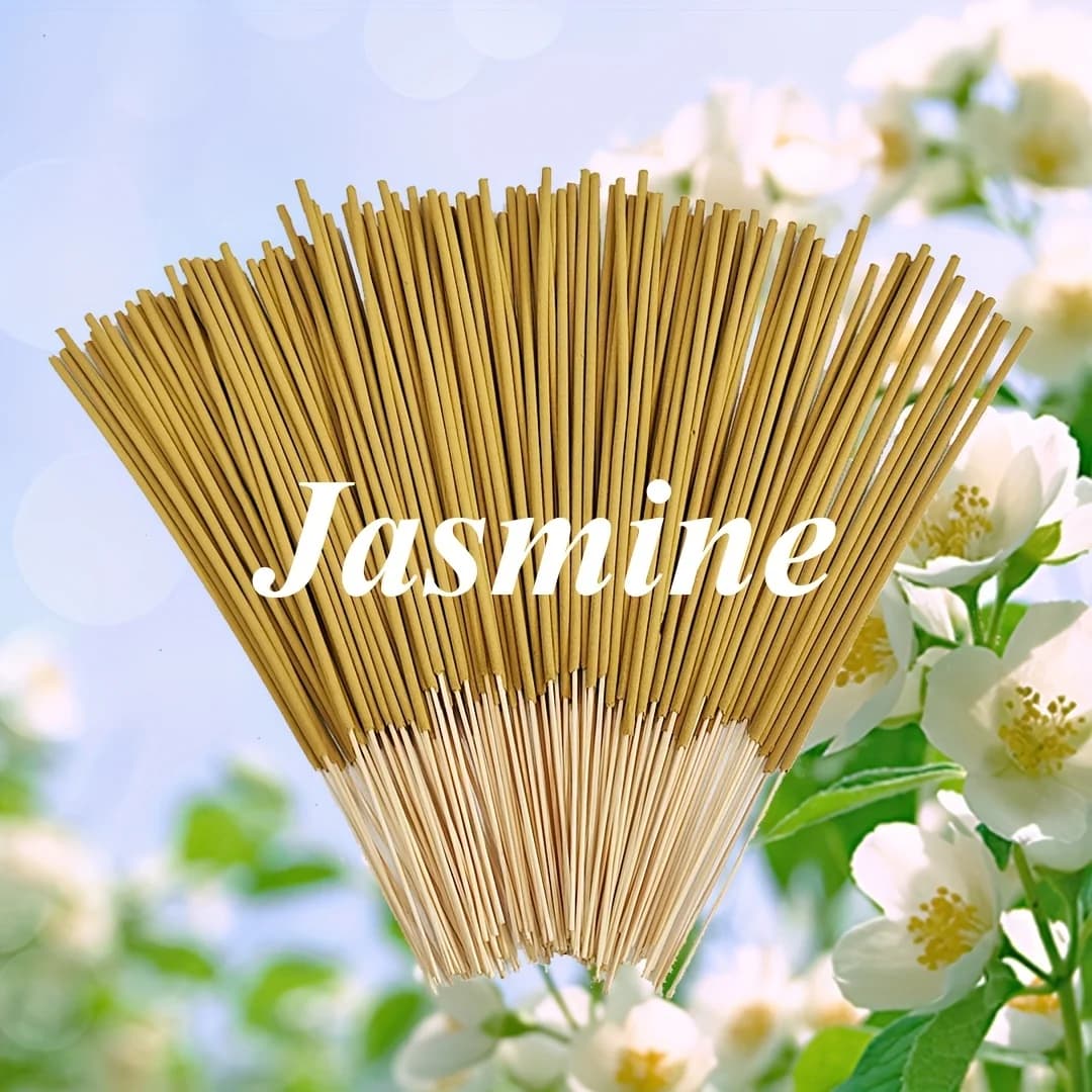 20/50/100 Stück, gelbe Jasmin-Räucherstäbchen, Länge 8,66 Zoll, geeignet für Yoga, Meditation, Zuhause, Wohnzimmer, Arbeitszimmer, beliebte