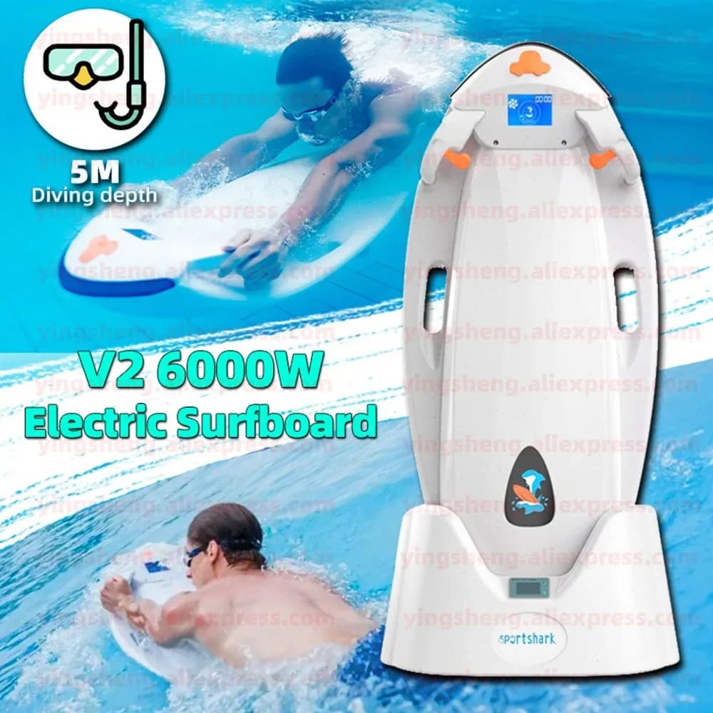 V2 Sea Scooter Hochgeschwindigkeits-Unterwasserfahrzeug mit 6000W Elektromotor für spannende Wassersportaktivitäten und Wasserabenteuer