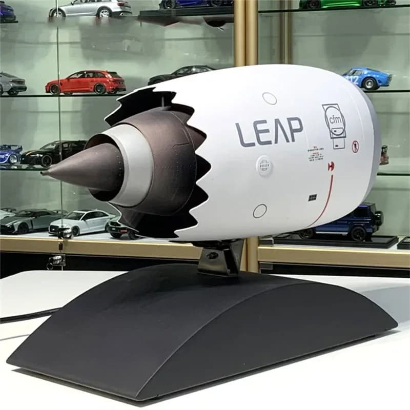 Turbofan-Motormodell 1:12 Leap 1B 737max Serie Flugzeug-Turbinenmotor, bewegliches Metallmodell
