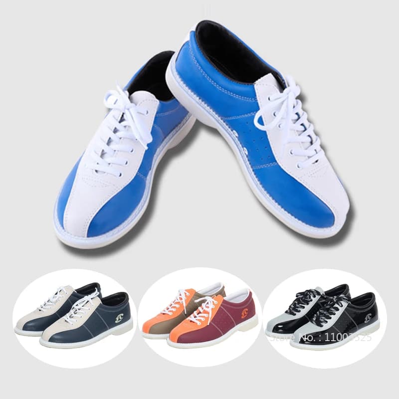Bowling Supplies Männer Frauen Bowlingschuhe Weiche Faser Sport Turnschuhe Unisex Atmungsaktive Sportschuhe Anfänger Trainingsschuhe