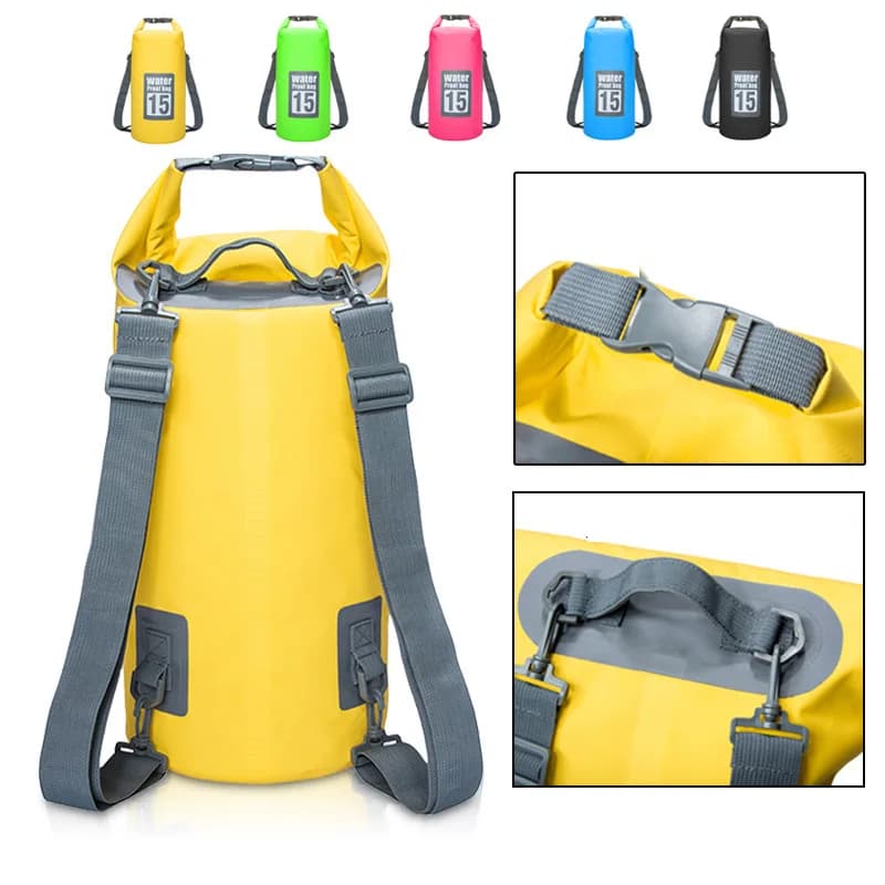 5L/10L/15L/20L/30L Outdoor Sport PVC Wasserdichte Lagerung Trockenen Tasche Für Kanu Kajak rafting Schwimmen Reise Kit Sack Rucksack