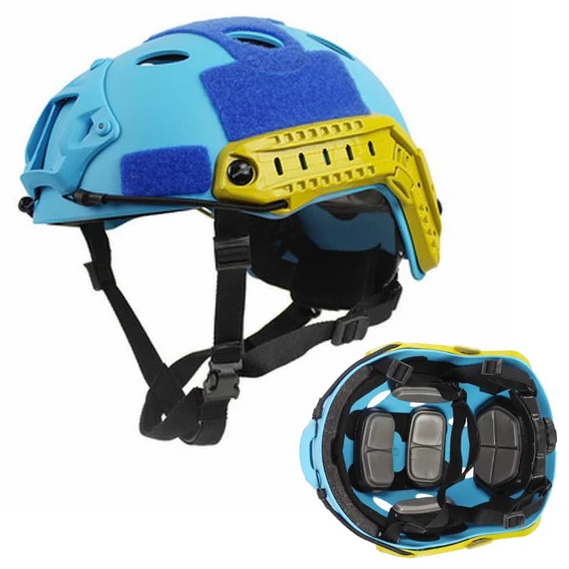 Leichter rettungs helm, schneller pj helm verstellbarer kopfumfang, sicherheit, training, notfall, schnell, taktisch