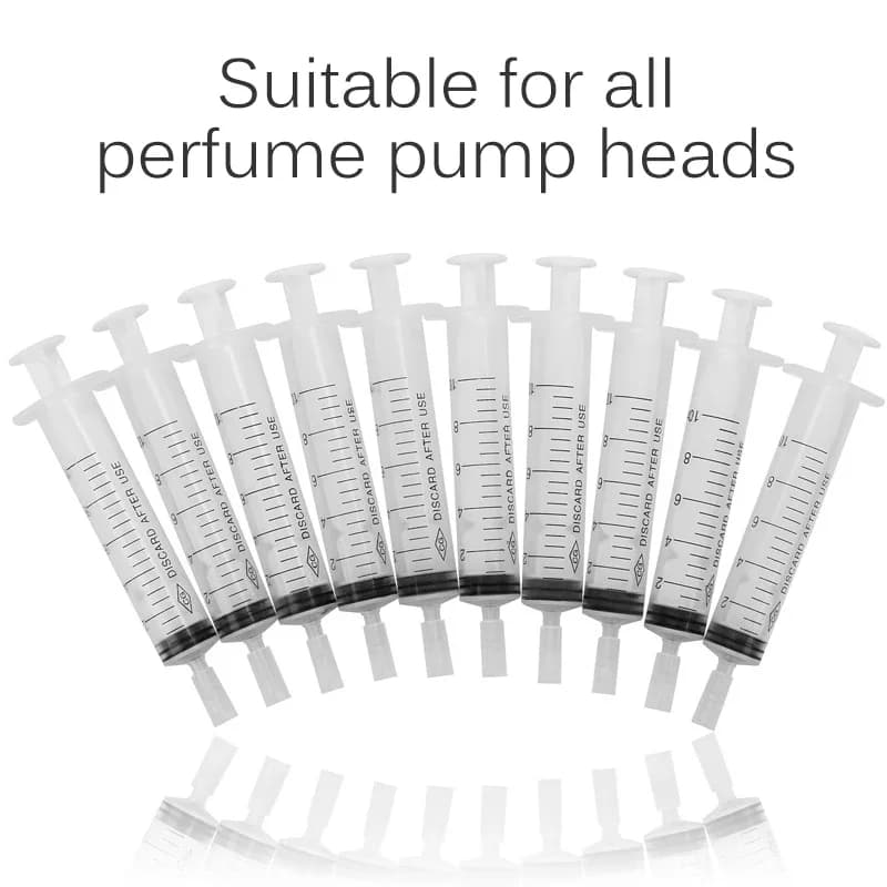 10 Stück 10 ml Spritze Kunststoff Parfümspender Werkzeug Nachfüllungen Kosmetik für quantitative Vertrieb von nachfüllbaren Flaschen