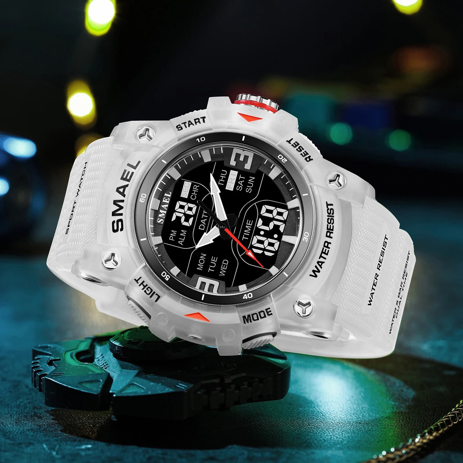 SMAEL Marke 8117 Wasserdichte Dropshipping-Uhr Wecker Nachtlicht Junge Mode Business Quarz Sport Armbanduhren