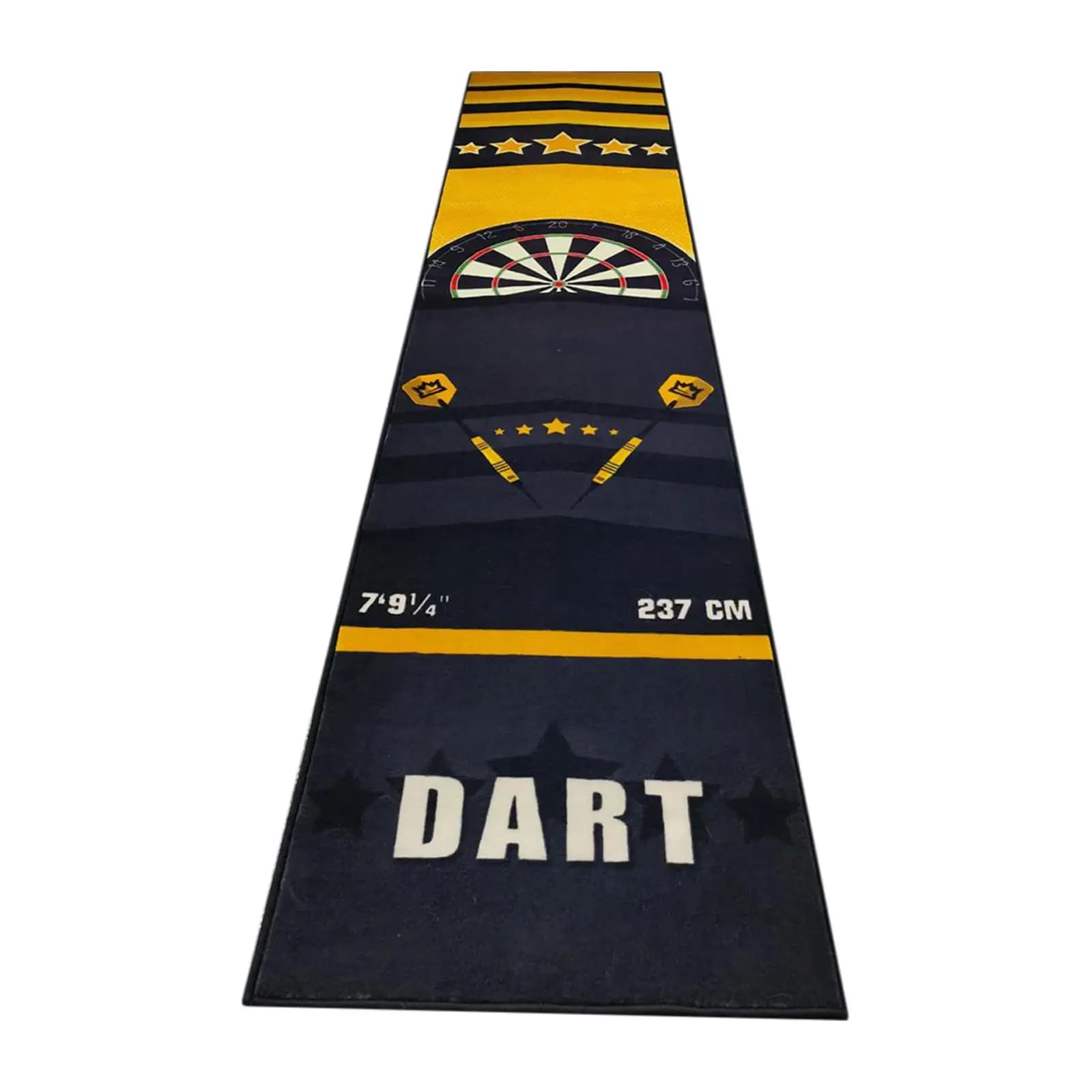 Dart-Teppich-Zubehör für Männer und Frauen, 300 cm x 66 cm, strapazierfähig, robust, weich, für drinnen und draußen, schützt Ihren Boden und