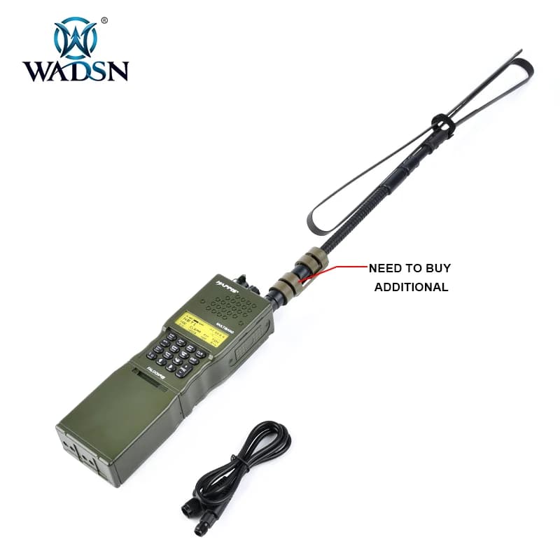 WADSN Taktisches Militär-Softair-Armee-Radio PRC 152 Dummy-Funkgehäuse-Antennenpaket Talkie Walkie Interphone-Modell Cospaly
