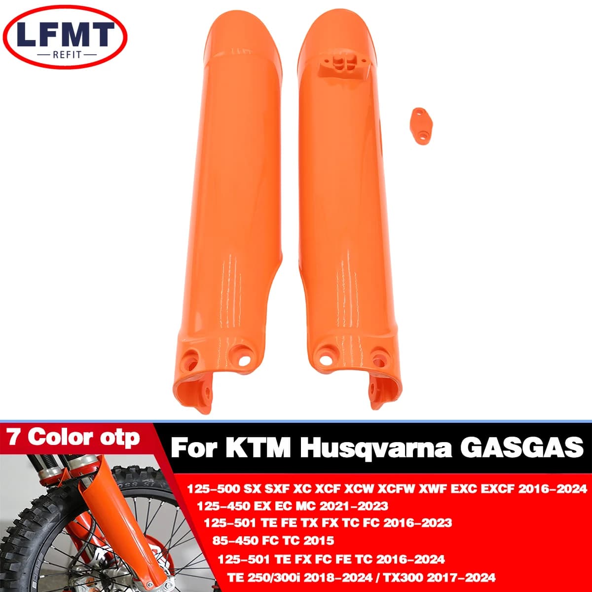 Motocross Universal Vorderradgabelschutz für KTM EXC SX XC FC TC TE TX FX Husqvarna FE EC EX MC GAS GAS 85 125 200 250 300-450CC
