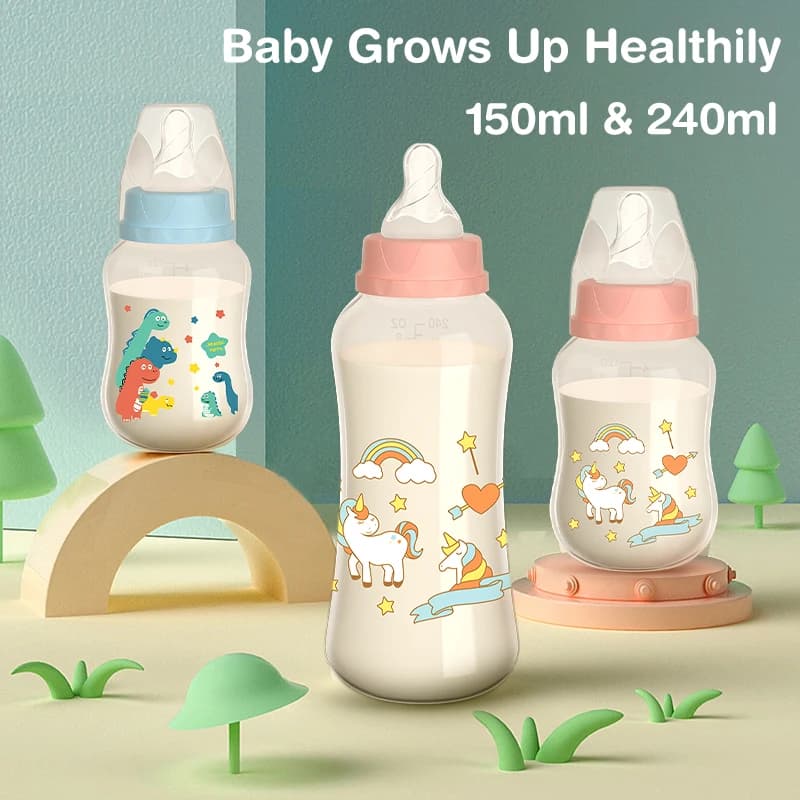 150/240ML Baby PP Flasche mit Schwerkraft Ball Neugeborenen Baby Flasche mit Griff Milch Flasche Baby Flaschen neugeborenen Fütterung Liefert