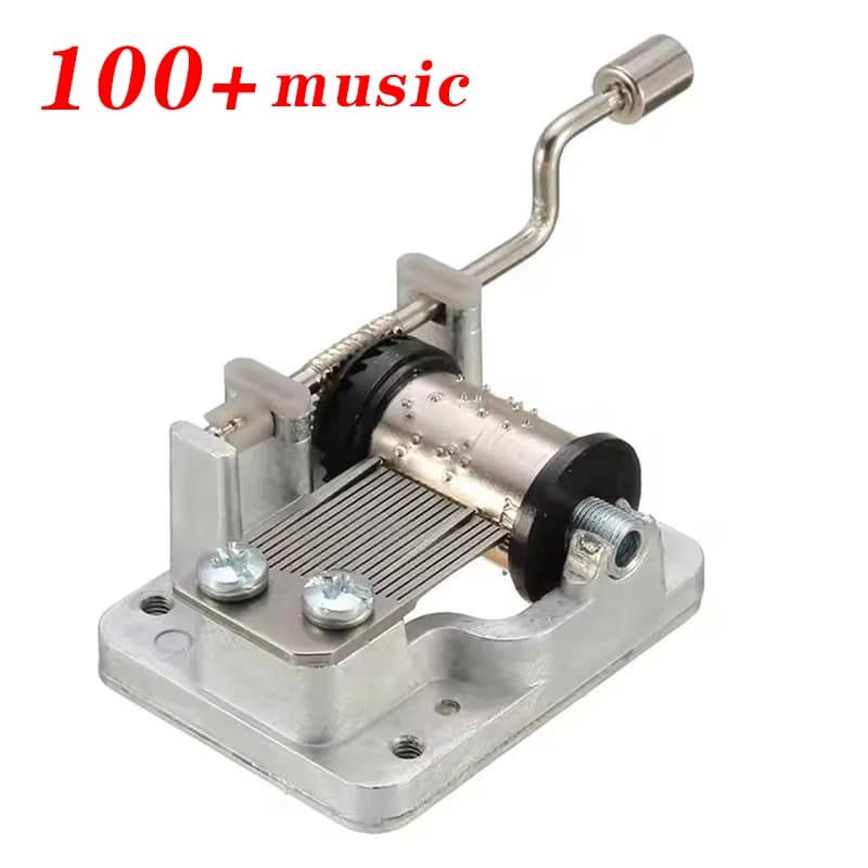 Handgekurbelte Spieluhr Bewegung Metall Rocker Mini Diy Geschenk Musik mechanische dekorative Sammlerstücke für Freundin Freundin