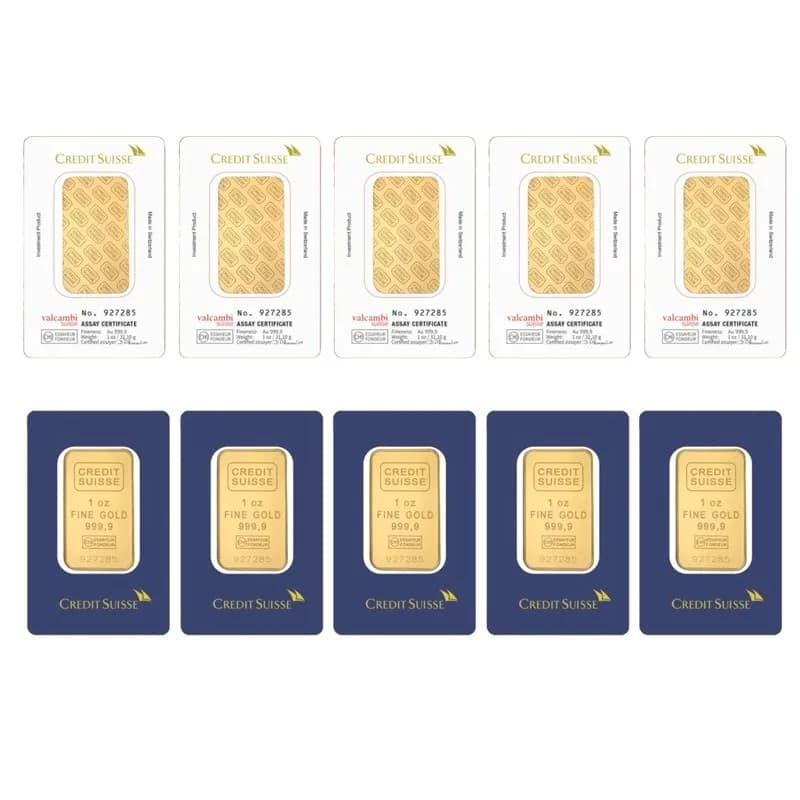 1 ~ 10 Stück Nachbildung von Suisse Goldbarren, 1 oz Goldbarren mit verschiedenen Seriennummern, Messingkern, gefälschte Goldbarren,