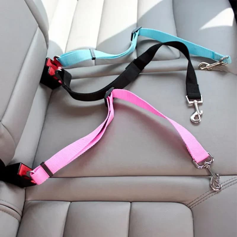 Einstellbare Haustier Katze Hund Auto Sitz Gürtel Haustier Sitz Fahrzeug Hundegeschirr Blei Clip Sicherheitshebel Traktion Hundehalsbänder Hund