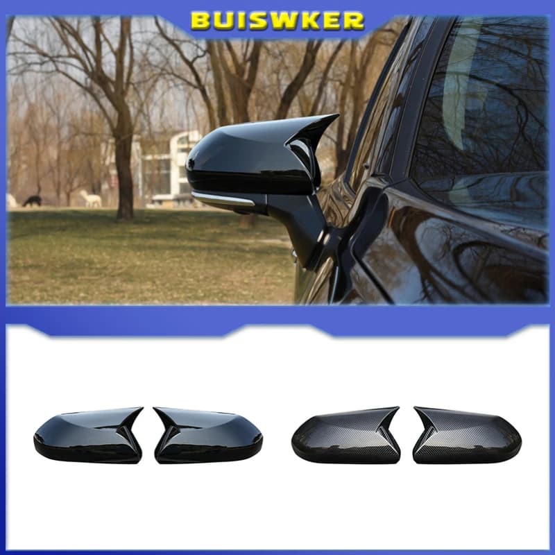 Für toyota chr camry prius avalon 2019 2020 ochsen horn rückspiegel gehäuse rückspiegel abdeckung seitens piegel spiegel retro fittin