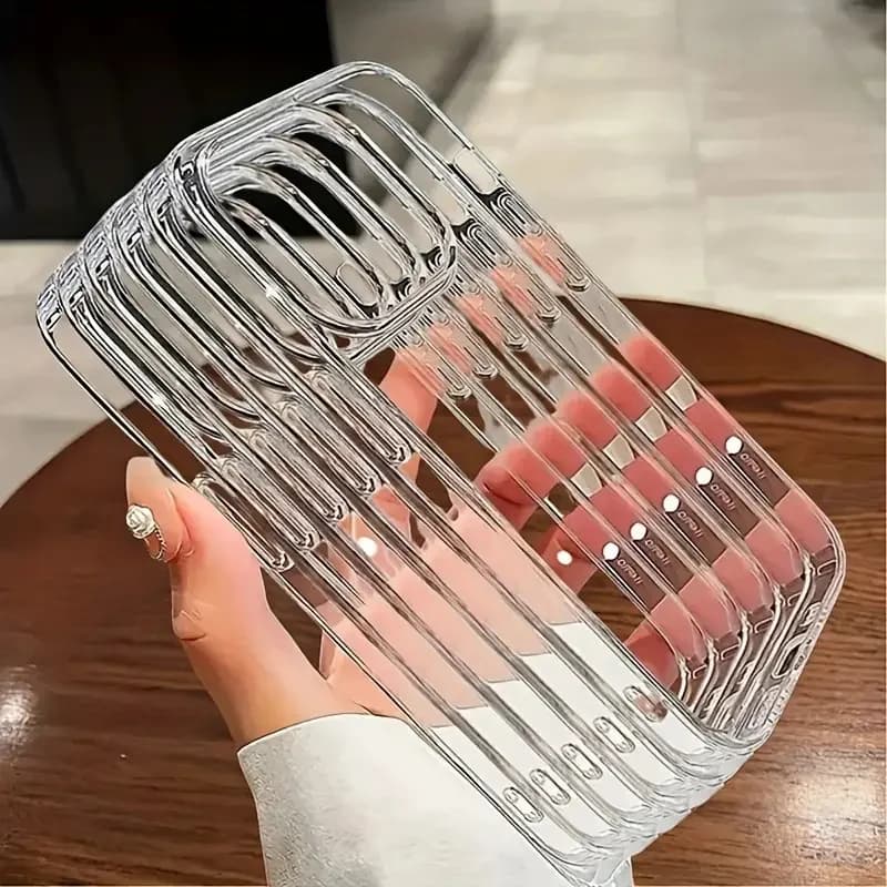 5er-Pack weiche transparente TPU-Handyhüllen passend für iPhone 17, 16, 15, 14, 13, 12, 11 Pro Max, 17 Air, 16, 15, 14 Plus, 13, 12