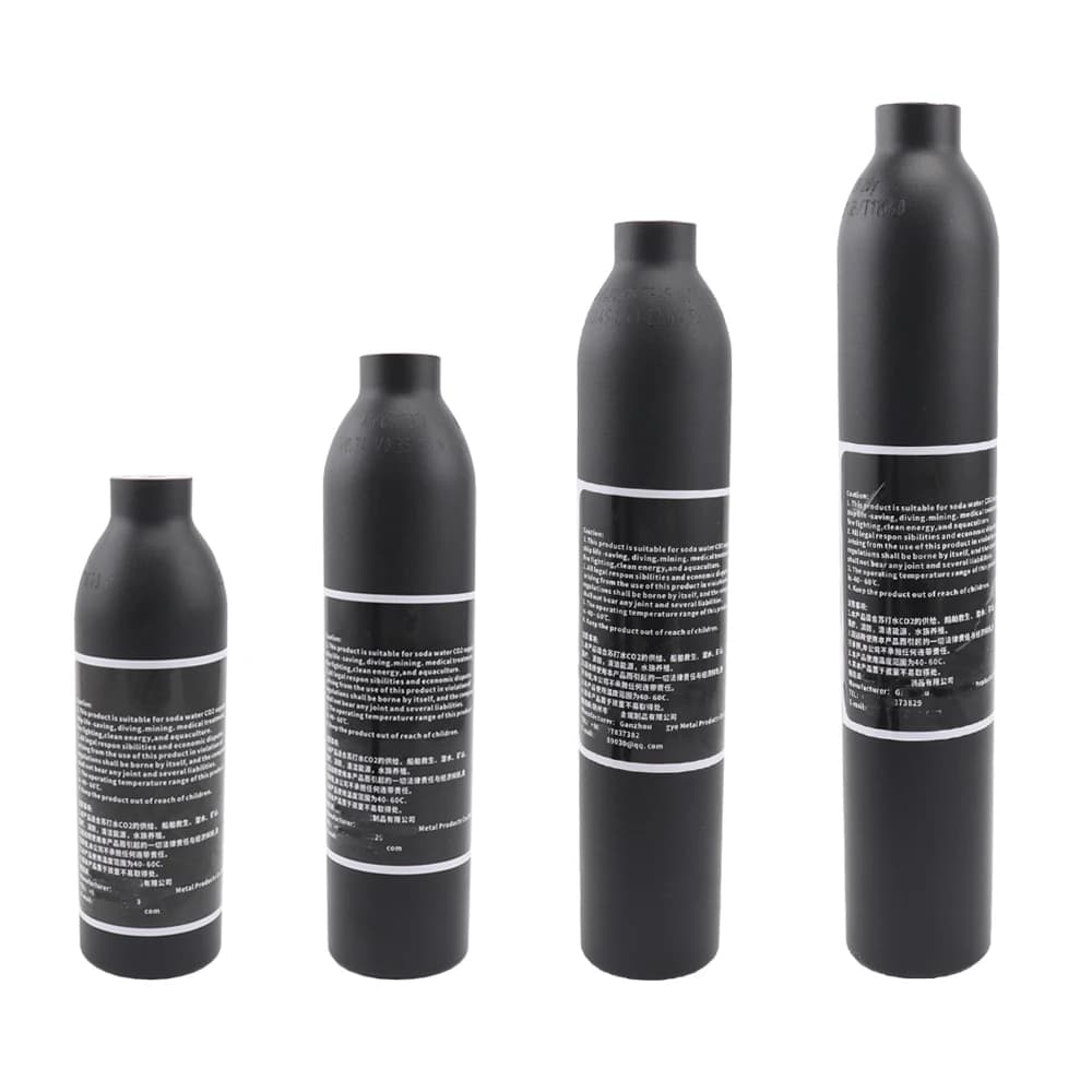 300bar 4500Psi Aluminium CO2 Zylinder Aquarium Lufttank M18x1,5 Gewinde Hochdruck Zylinder Sauerstoff Soda Trinken Gas Flasche Füllung