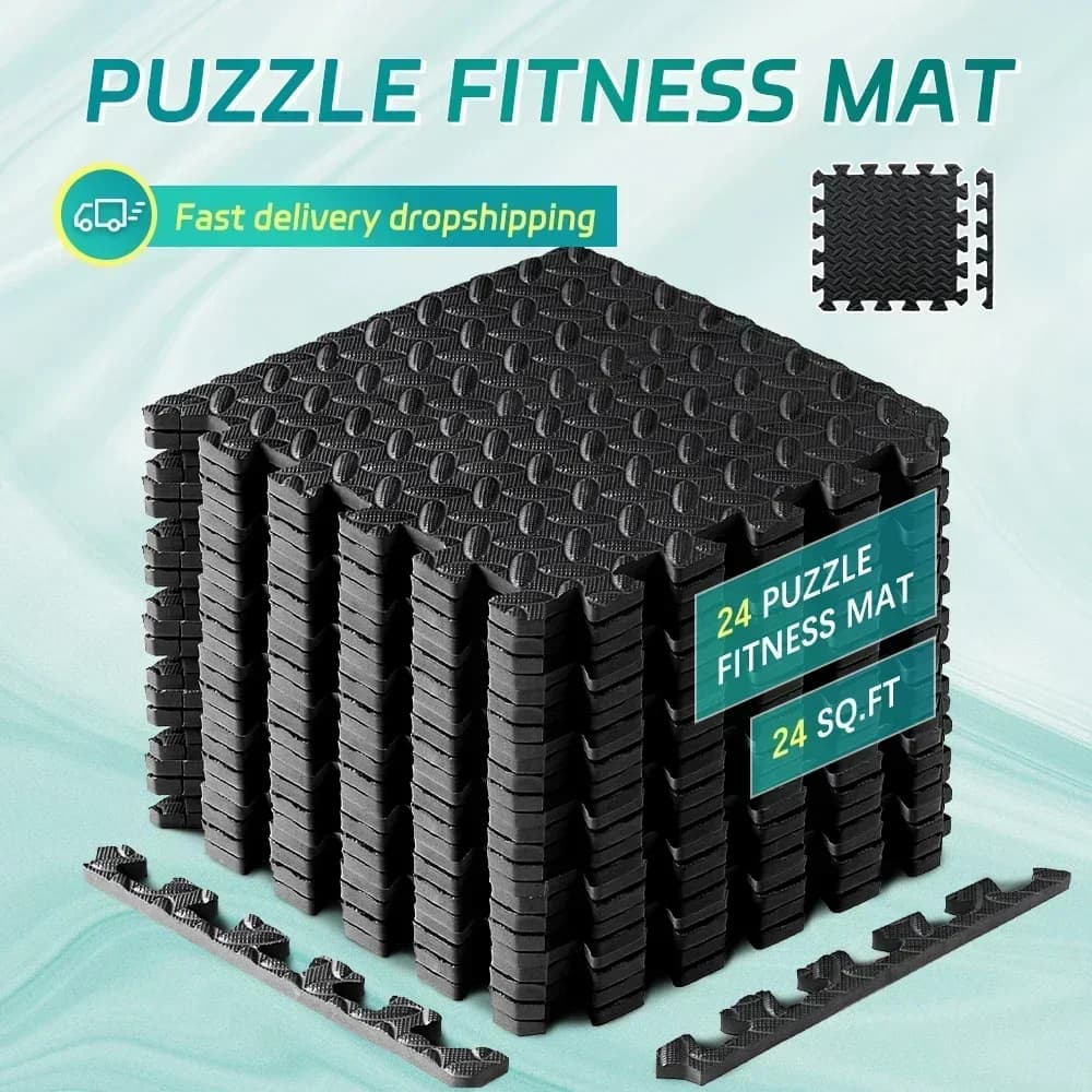 4 ~ 20 Stück Eva-Schaummatte, rutschfeste Matte, Heimteppich, Fitnessstudio, Puzzle, Übung, Bodenmatte, Babyschaum, Spielen, ineinandergreifende