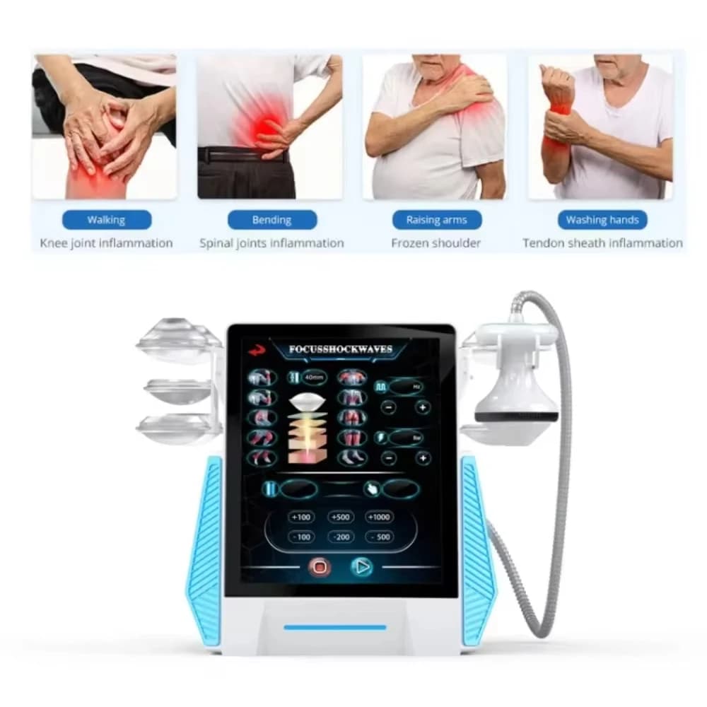 Focal Shockwave Physio Pain Therapy Extracorporeal Shock Wave Therapy Pain Relief Body Rehibilitation Piezo Fswt