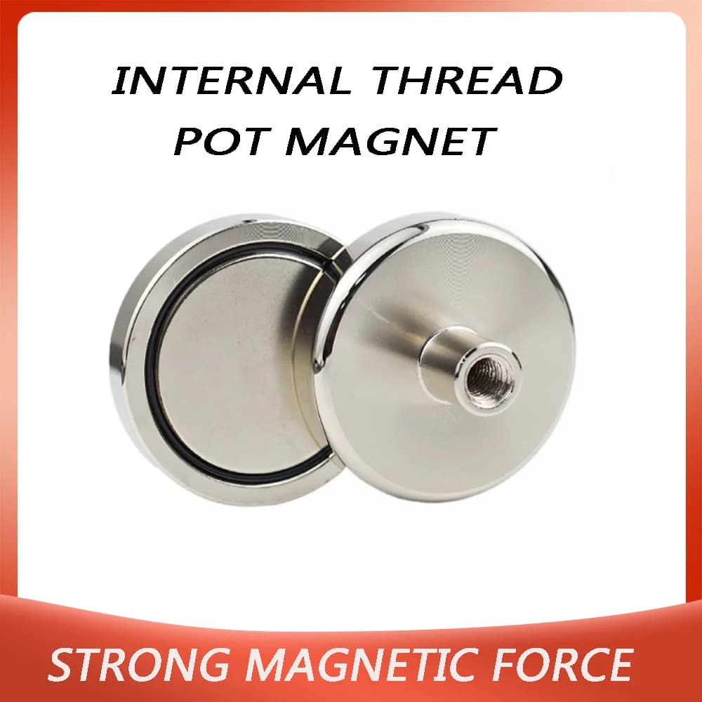 D8~D75 Magnetischer Innengewinde-Topf, magnetisches Schweißen, Erdungseisen, starker magnetischer Innenzahn-Saugnapf, starker Sitz