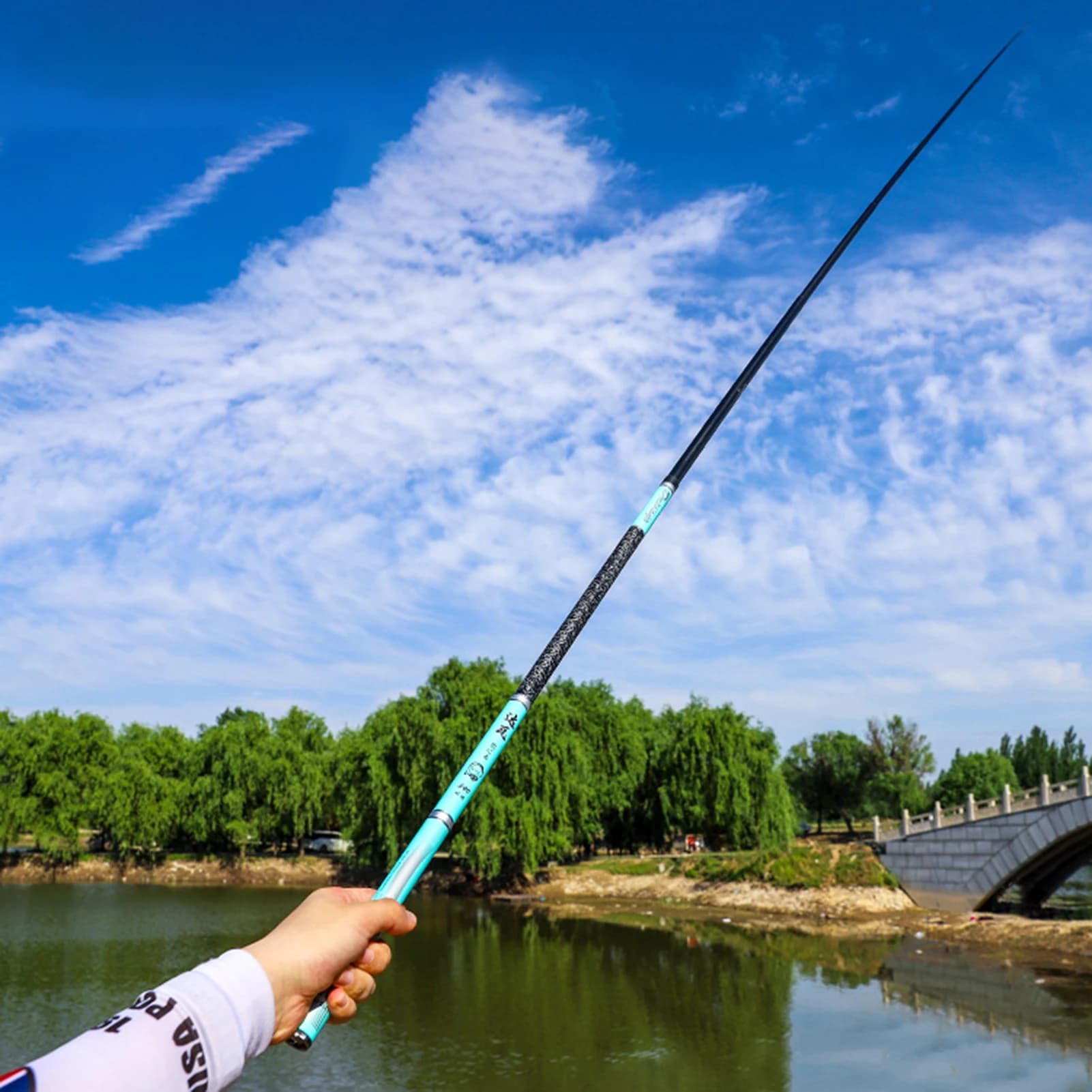 Carbon Stream Angling Rods mit leichtem Ruten körper für Camping zwecke im Freien