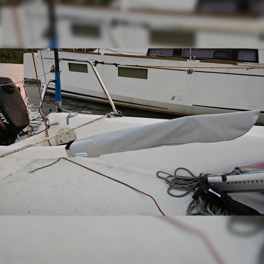 Hochwertiger Deckel für Segelboote, kratzfest und verschleißfest, Allwetter-Schutz, spezieller Helmerschutz für Segelboote