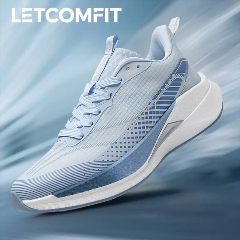 Herren Sportschuhe mit Vollcarbon-Sohle Straßenlaufschuhe für Männer und Frauen Marathon Stoßdämpfende Leichtathletik-Trainingsschuhe