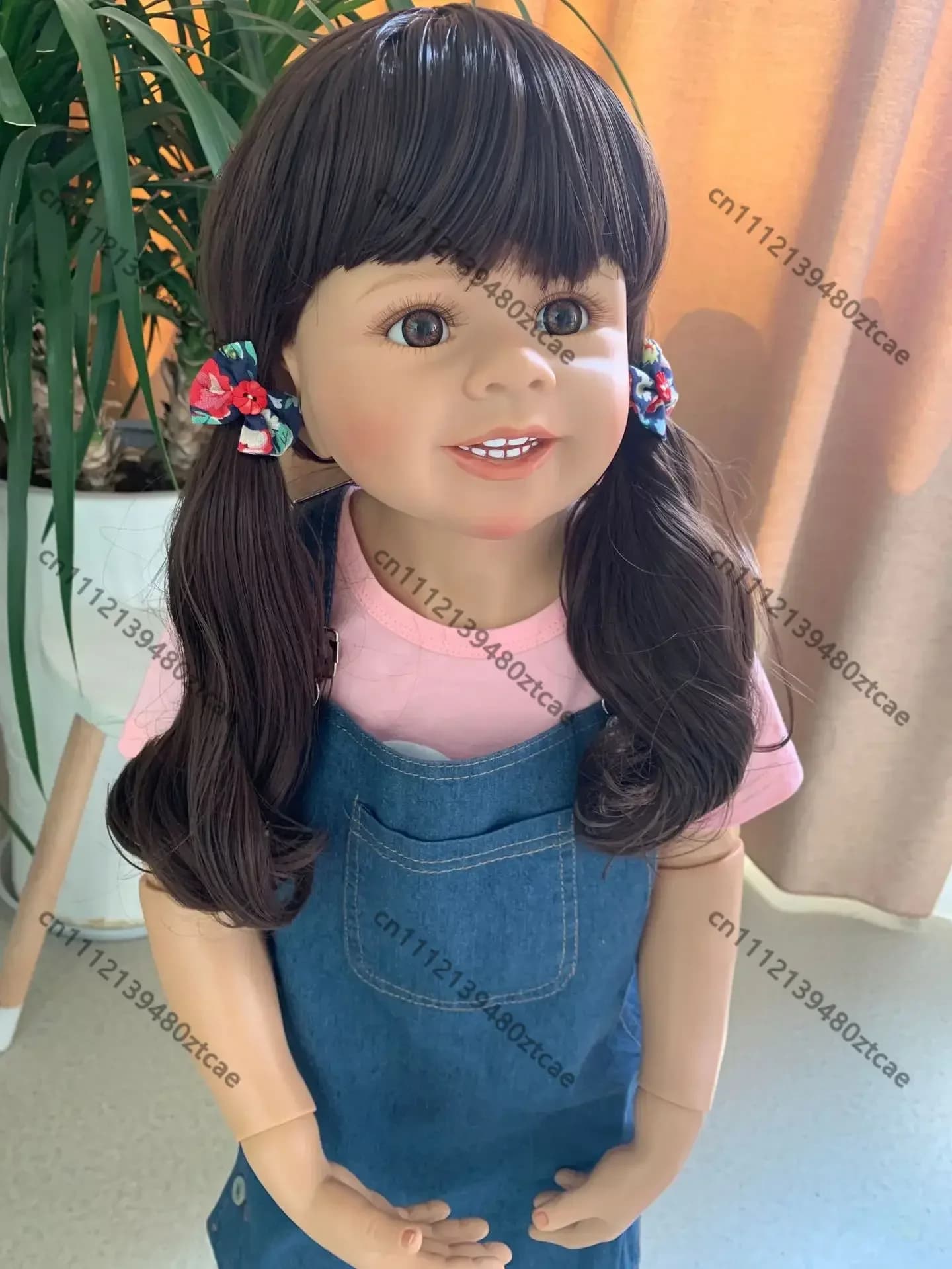 98cm Reborn Baby Mädchenpuppe Realistische Simulationspuppe Kinderkleidung Präsentationsmodell Fotografie-Requisiten Kinder Festival Geschenk