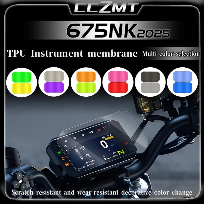 Für CFMOTO 675NK 675 NK NK 675 675nk 2025 Motorrad Scratch Cluster Bildschirm HD Instrument Schutz Film Zubehör