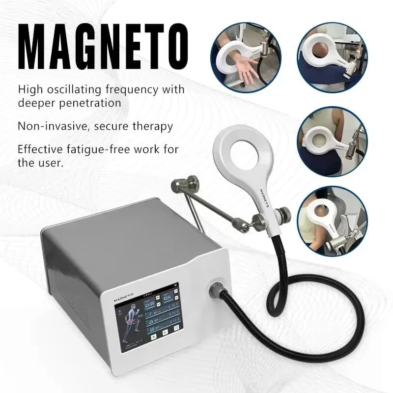 Neu eingetroffenes, verbessertes EMTT PEMF-Magnetotherapiegerät – Extracorporeal-Magnettransduktions-Physiotherapiegerät mit hoher Energie