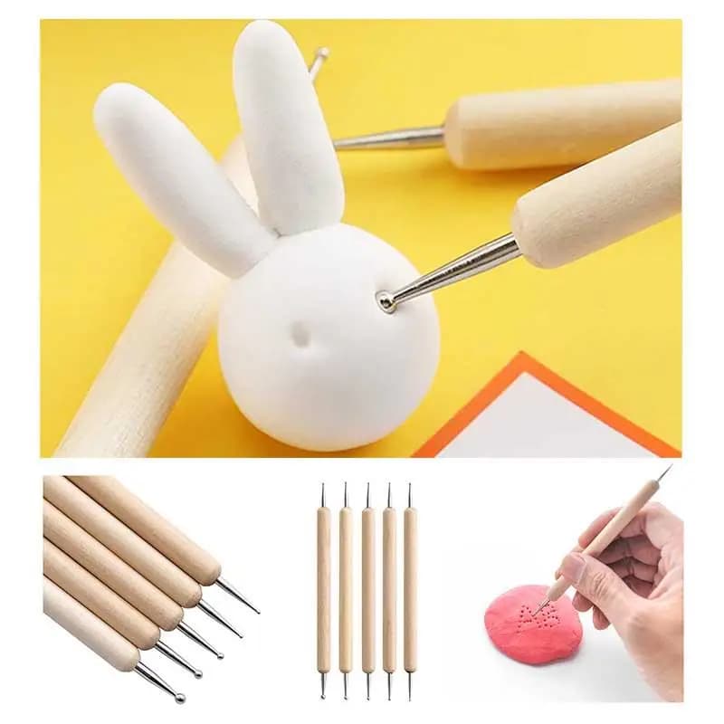 Keramik Ton Bildhauerwerkzeuge Keramik Schnitzwerkzeug Kit mit Tragetasche Tasche für Anfänger Profis Keramik Modellierung DIY