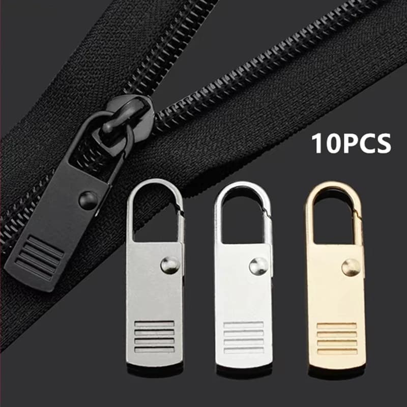 5/10 Stück Sofort-Reißverschluss-Reparaturset, universelles Ersatz-Reißverschluss-Schieber-Set, Zahnreparatur, neues Design für DIY-Näharbeiten